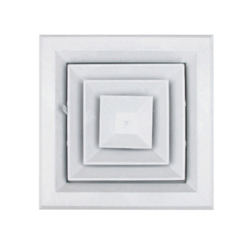 Plafond en aluminium Climatisation Diffuseur de la pièce carrée